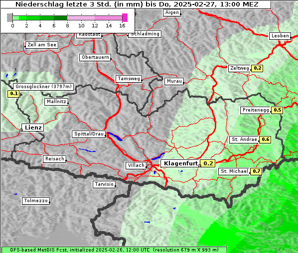 Niederschlag, 27. 2. 2025