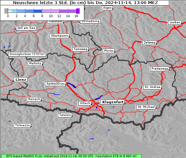 Neuschnee, 14. 11. 2024