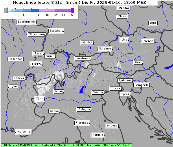 Neuschnee, 16. 1. 2026