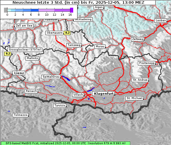 Neuschnee, 5. 12. 2025