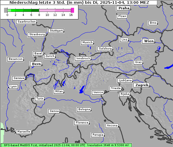 Niederschlag, 4. 11. 2025