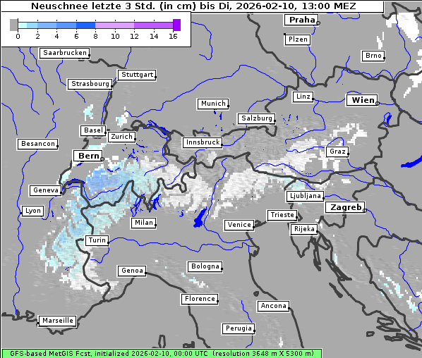 Neuschnee, 10. 2. 2026
