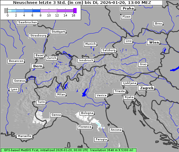 Neuschnee, 20. 1. 2026