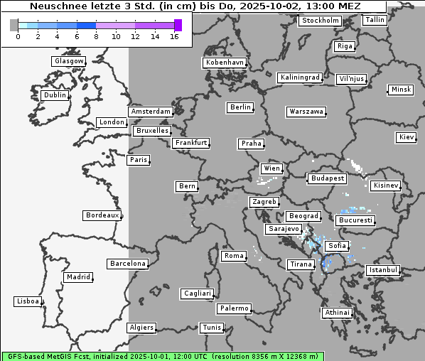 Neuschnee, 2. 10. 2025