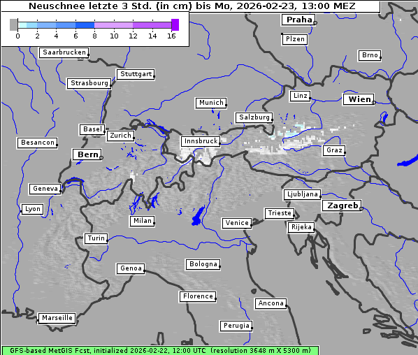 Neuschnee, 23. 2. 2026