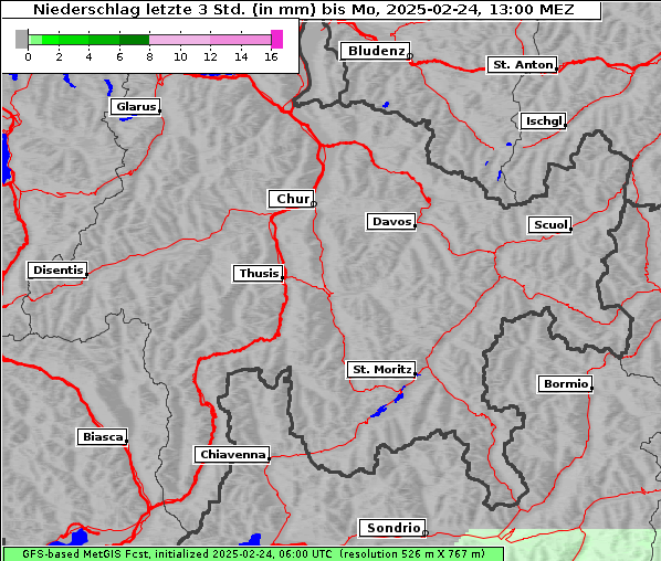 Niederschlag, 24. 2. 2025