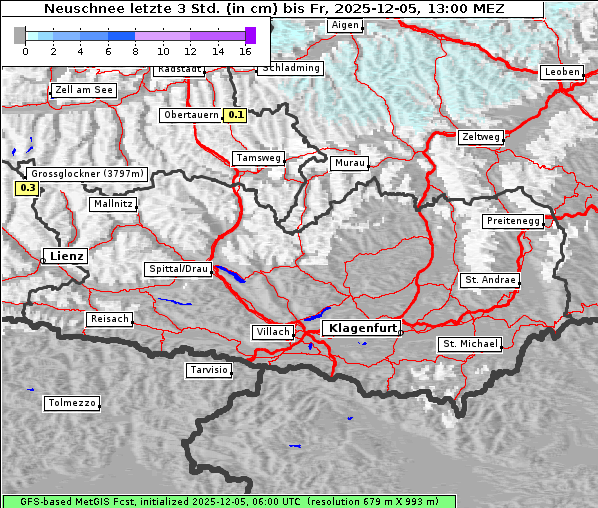 Neuschnee, 5. 12. 2025