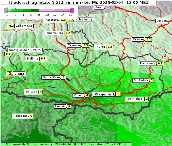 Niederschlag, 4. 2. 2026