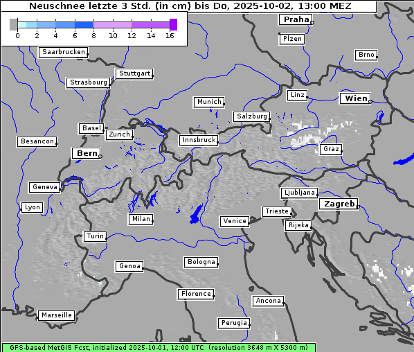 Neuschnee, 2. 10. 2025