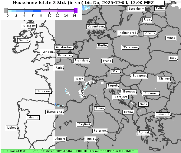 Neuschnee, 4. 12. 2025