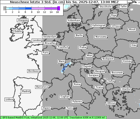 Neuschnee, 7. 12. 2025