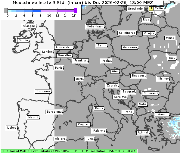 Neuschnee, 26. 2. 2026