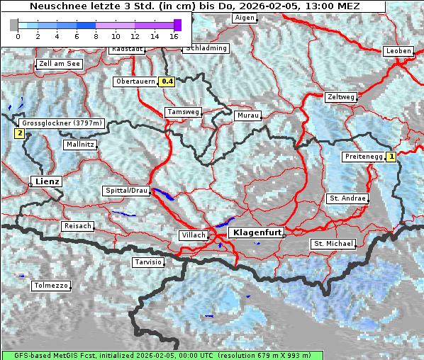 Neuschnee, 5. 2. 2026