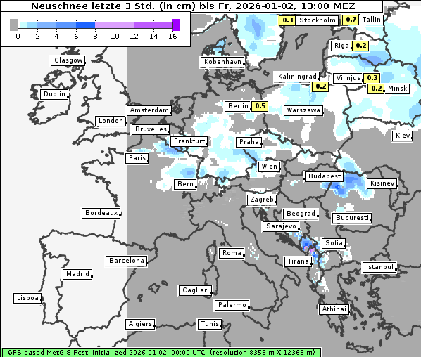 Neuschnee, 2. 1. 2026