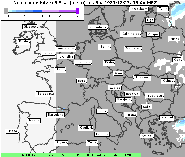 Neuschnee, 27. 12. 2025