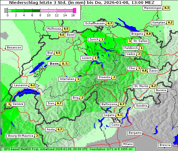 Niederschlag, 8. 1. 2026