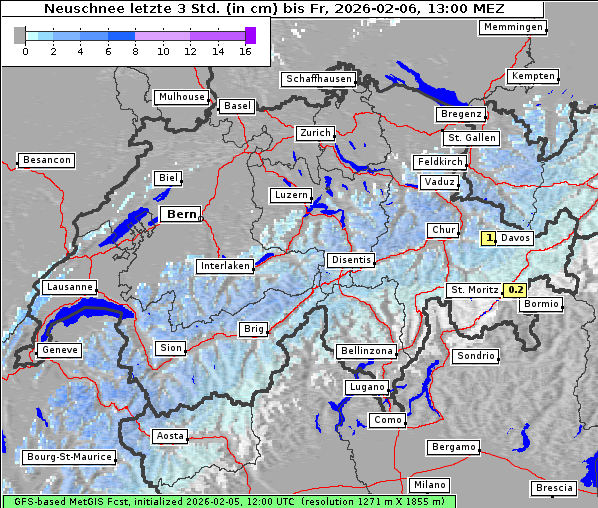 Neuschnee, 6. 2. 2026