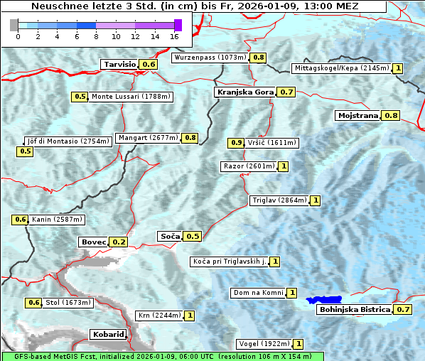 Neuschnee, 9. 1. 2026