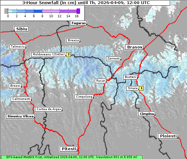 Neuschnee, 9. 4. 2026