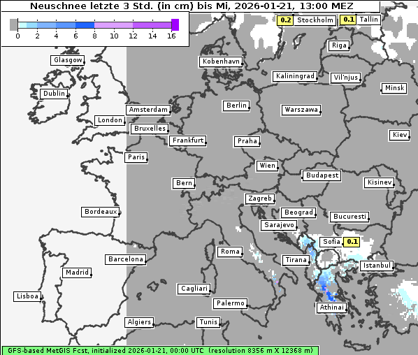 Neuschnee, 21. 1. 2026