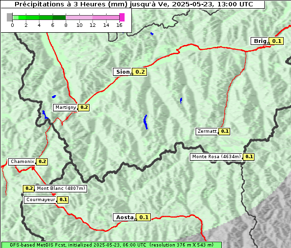 Niederschlag, 23. 5. 2025