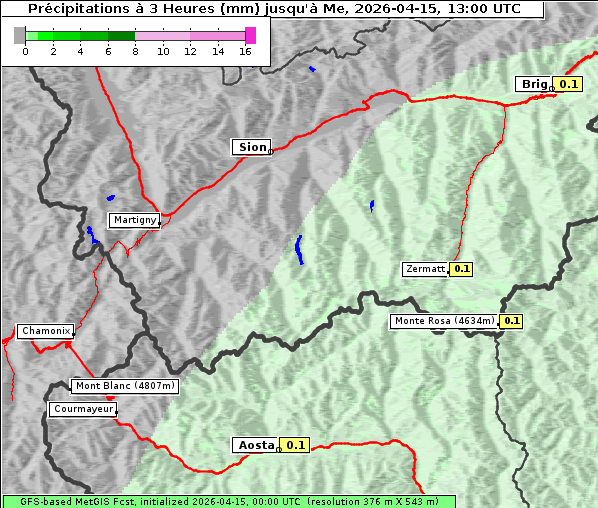 Niederschlag, 15. 4. 2026