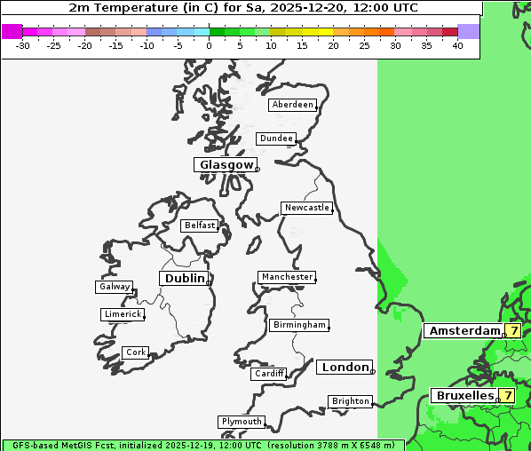 Temperatur, 20. 12. 2025