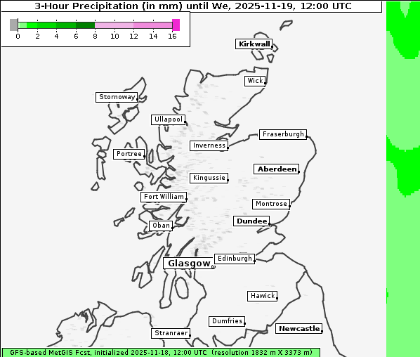 Niederschlag, 19. 11. 2025