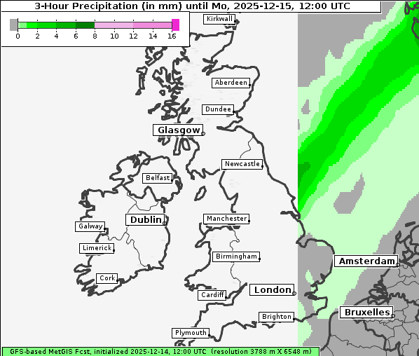 Niederschlag, 15. 12. 2025