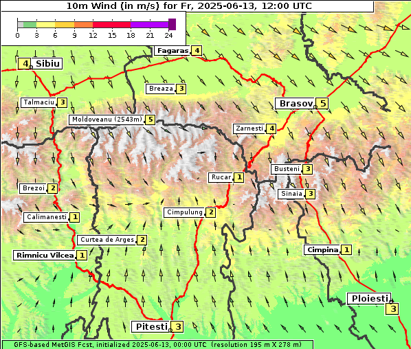 Wind, 13. 6. 2025