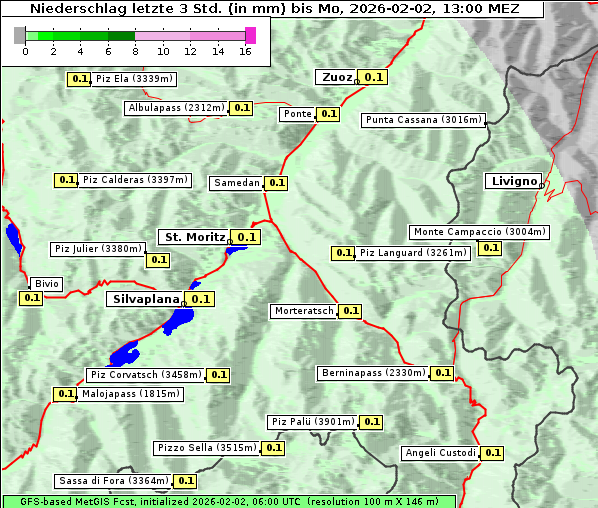 Niederschlag, 2. 2. 2026