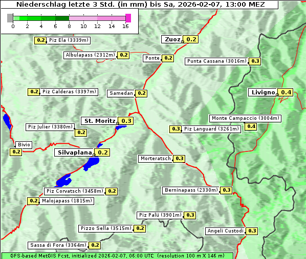 Niederschlag, 7. 2. 2026