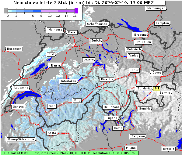 Neuschnee, 10. 2. 2026