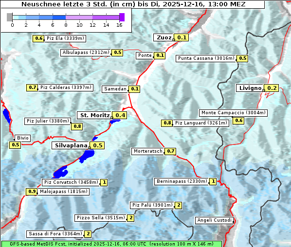 Neuschnee, 16. 12. 2025