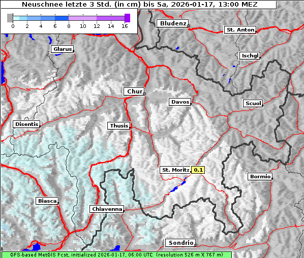 Neuschnee, 17. 1. 2026