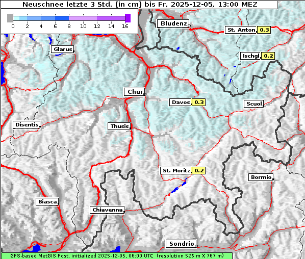 Neuschnee, 5. 12. 2025