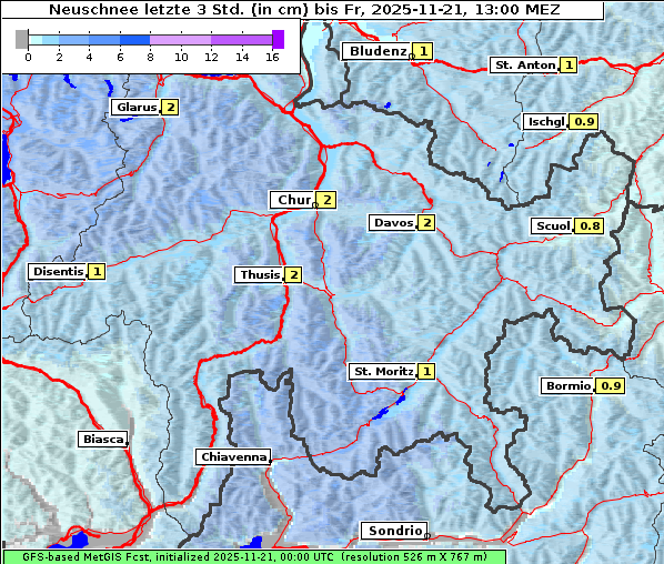 Neuschnee, 21. 11. 2025