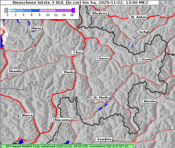 Neuschnee, 22. 11. 2025