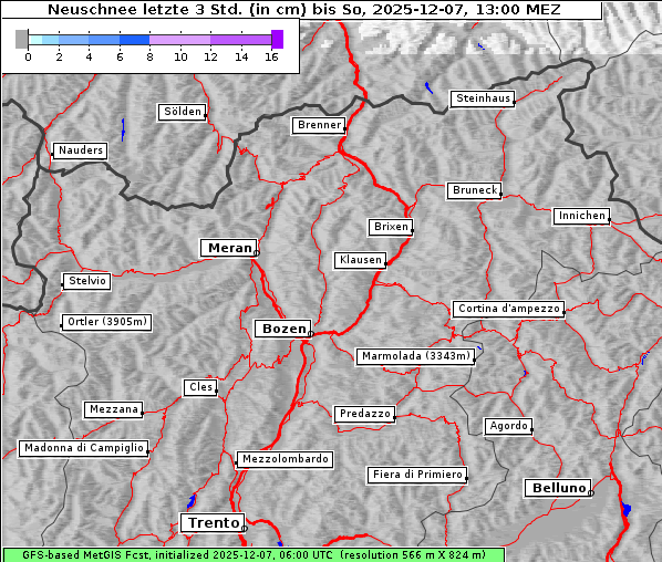 Neuschnee, 7. 12. 2025