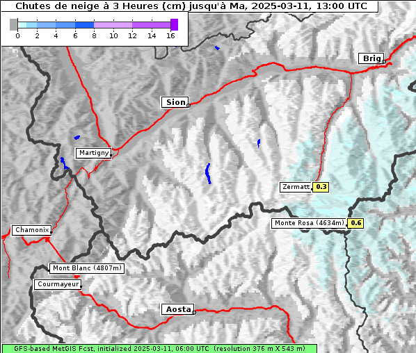 Neuschnee, 11. 3. 2025