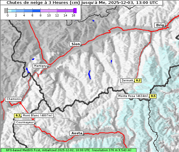 Neuschnee, 3. 12. 2025