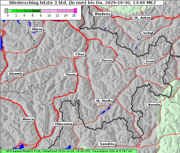 Niederschlag, 30. 10. 2025