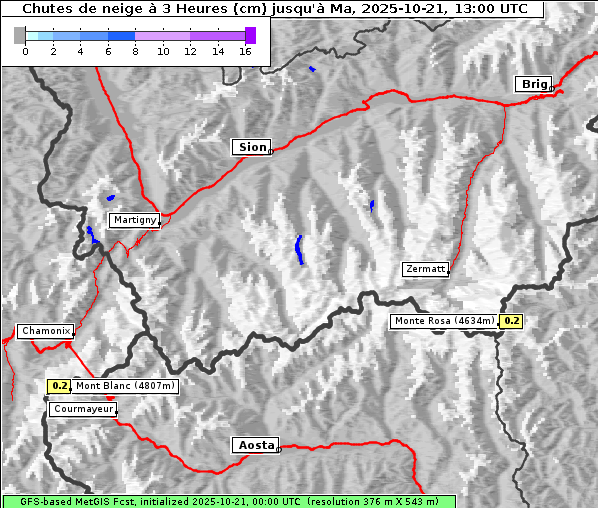 Neuschnee, 21. 10. 2025