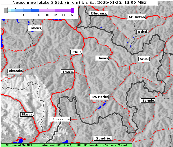 Neuschnee, 25. 1. 2025