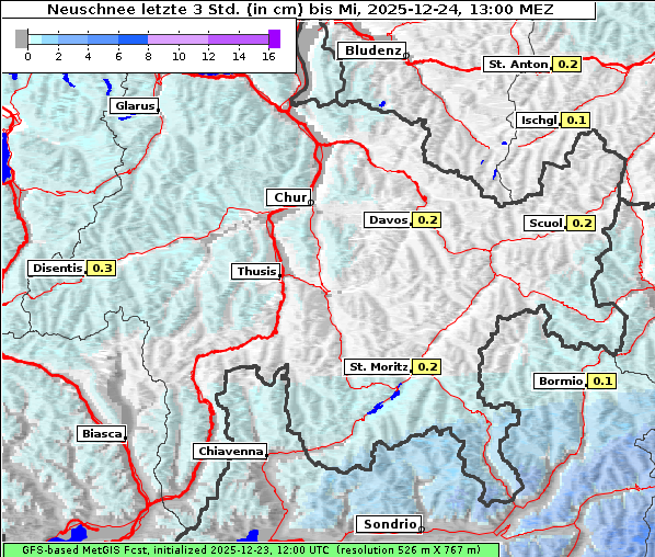 Neuschnee, 24. 12. 2025