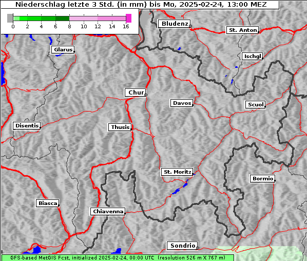 Niederschlag, 24. 2. 2025