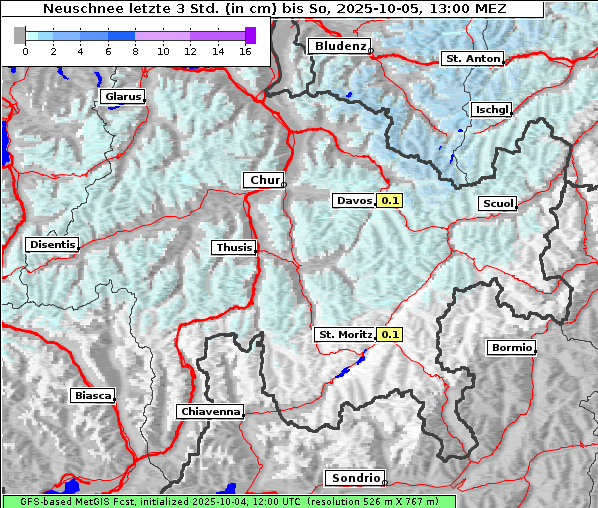 Neuschnee, 5. 10. 2025