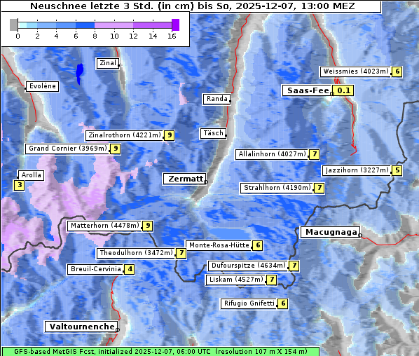 Neuschnee, 7. 12. 2025