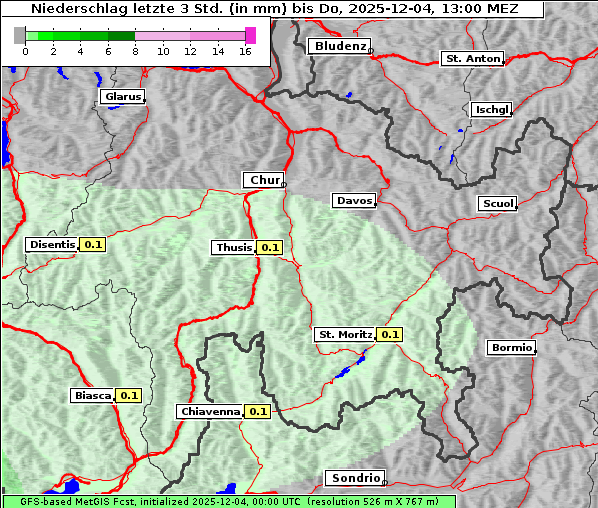 Niederschlag, 4. 12. 2025