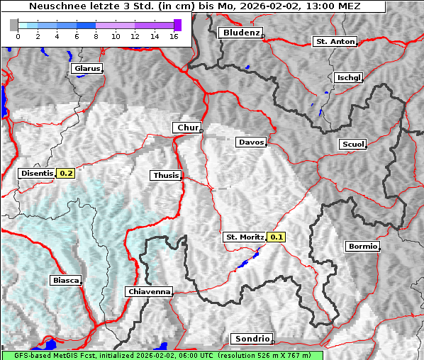Neuschnee, 2. 2. 2026